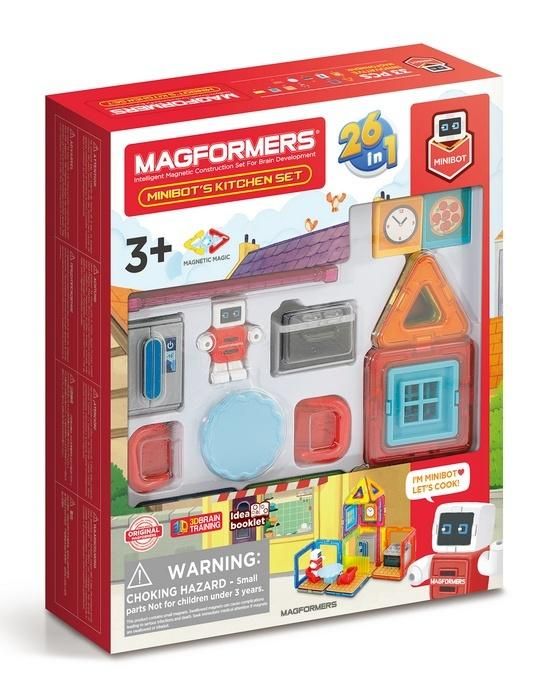 Knjiga Magformers. House Minibot's kitchen 