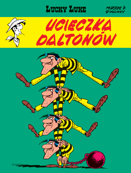 Livro Ucieczka Daltonów. Lucky Luke Morris
