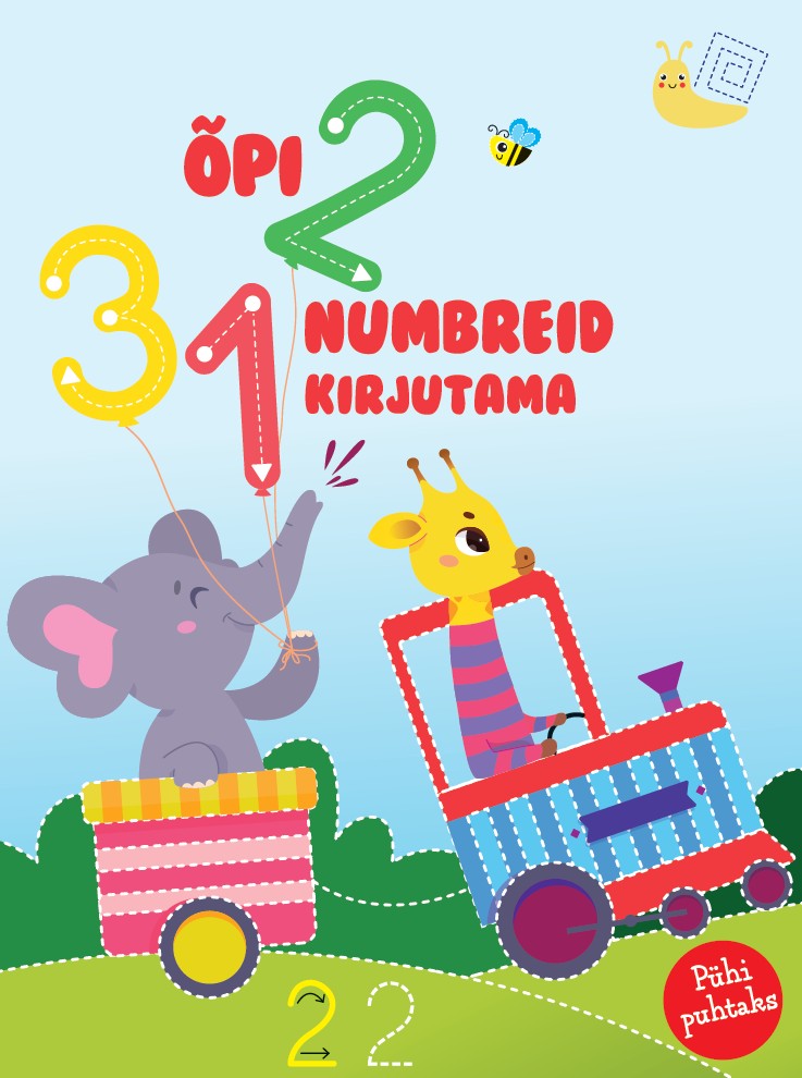 Kniha Õpi numbreid kirjutama 