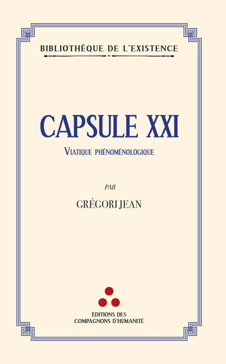 Kniha Capsule XXI Grégori Jean
