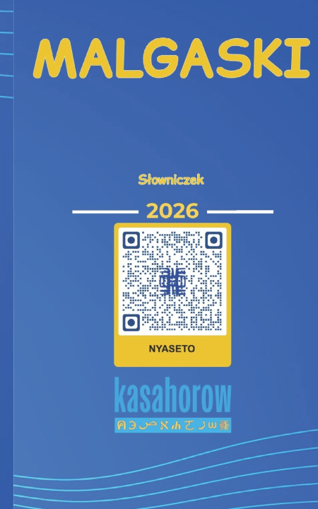 Kniha Słowniczek Malgaski kasahorow
