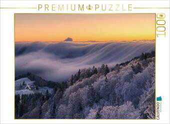 Hra/Hračka CALVENDO Puzzle Nebelwelle Belchenflue, Baselbiet | 1000 Teile Lege-Größe 64x48cm Foto-Puzzle für glückliche Stunden Calvendo