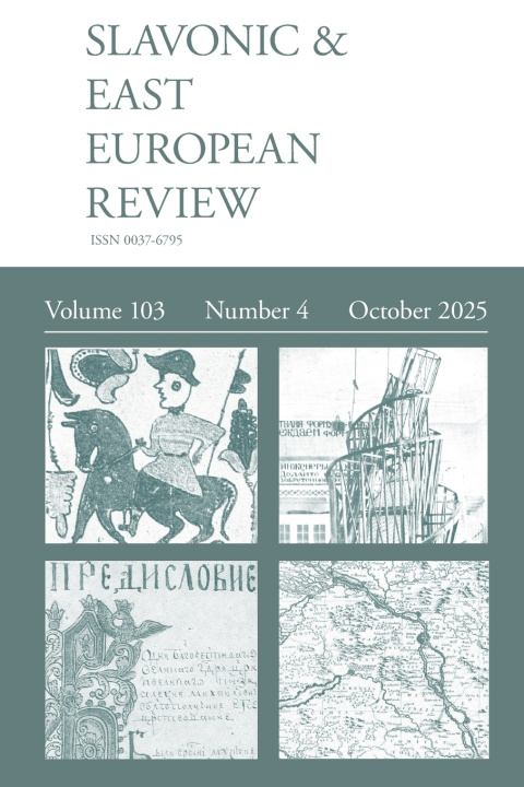 Kniha Slavonic & East European Review (103.4) 2025 Simon Dixon