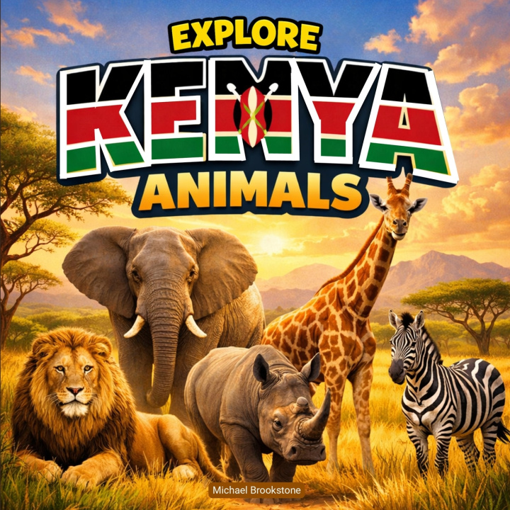 Kniha Explore Kenya Animals Michael Brookstone