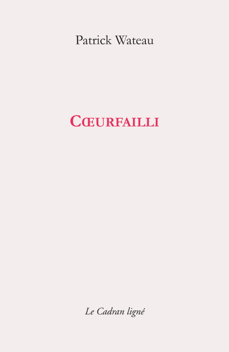Knjiga Cœurfailli Watteau
