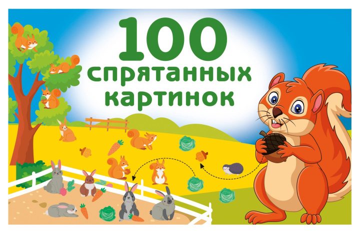 Kniha 100 спрятанных картинок Валентина Дмитриева