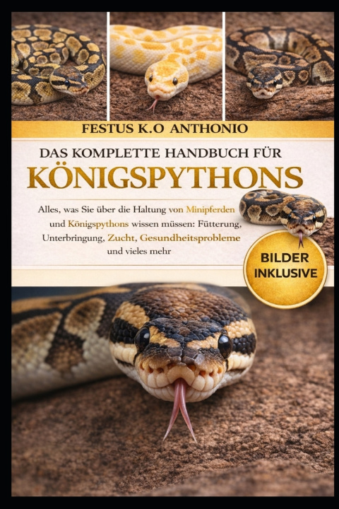 Kniha DAS KOMPLETTE HANDBUCH FÜR KÖNIGSPYTHONS FESTUS K.O ANTHONIO