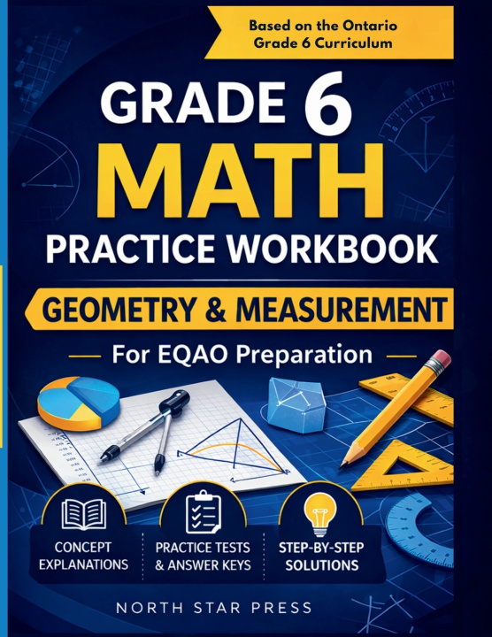Kniha Grade 6 Math Practice Workbook North Star Press