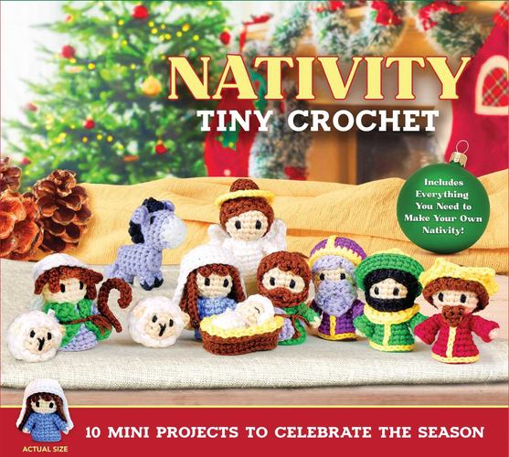 Libro Nativity Tiny Crochet Editors of Thunder Bay Press