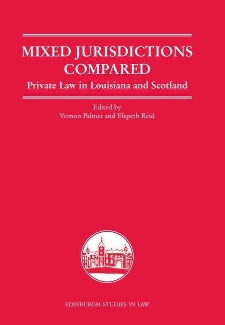 Kniha Mixed Jurisdictions Compared Elspeth Reid