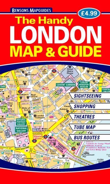 Kniha Handy London Map & Guide Bensons MapGuides