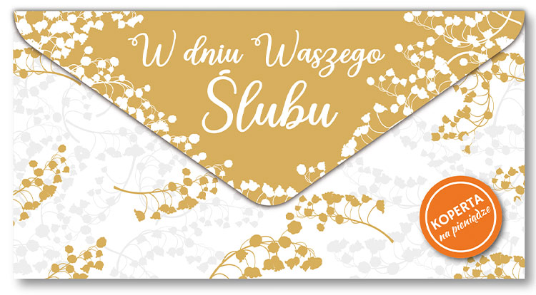 Kniha Koperta na pieniądze Ślub KOP-026 