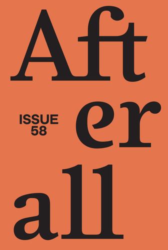 Knjiga Afterall: Autumn/Winter 2024, Issue 58 