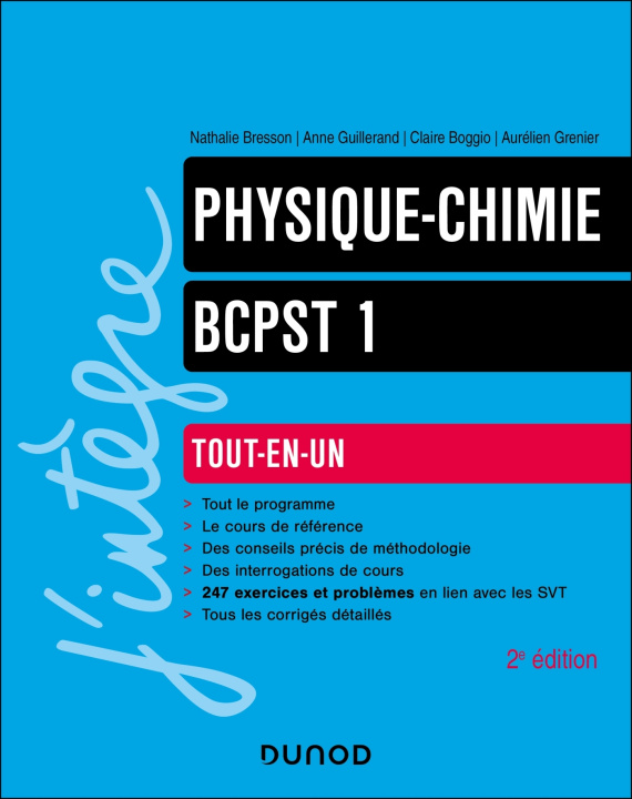 Buch Physique-Chimie Tout-en-un BCPST 1re année - 2e éd. Nathalie Bresson