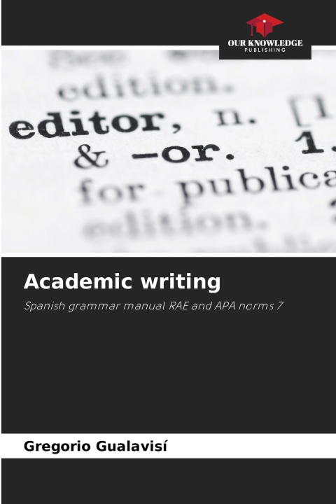 Livro Academic writing Gregorio Gualavisi