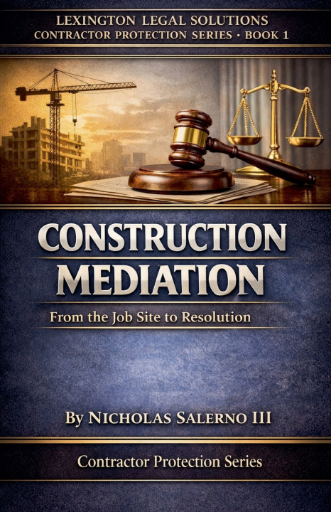 Kniha Construction Mediation Nicholas III Salerno