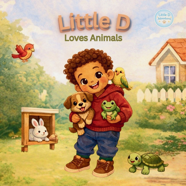Kniha Little D Loves Animals A. J.