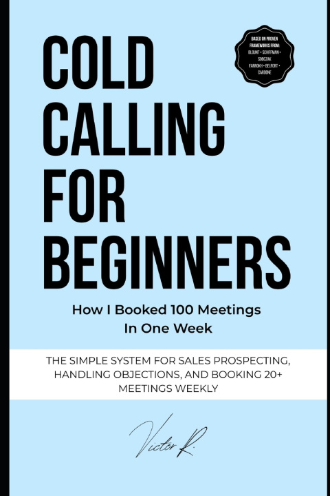 Kniha Cold Calling for Beginners Victor Robles Nesteanu