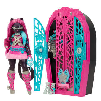 Hra/Hračka Monster High Verborgene Schätze Catty Puppe 