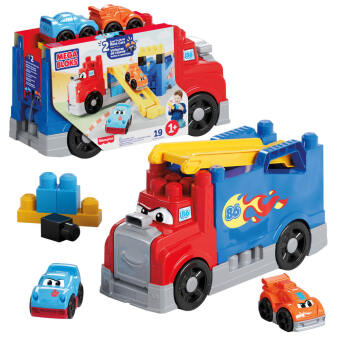 Hra/Hračka MEGA BLOKS Rennwagen-Transporter 