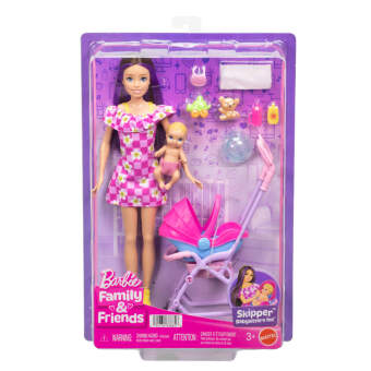 Igra/Igračka Barbie "Skipper Babysitters Inc." Kinderwagen Spielset 