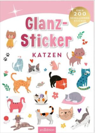 Hra/Hračka Glanz-Sticker - Katzen 
