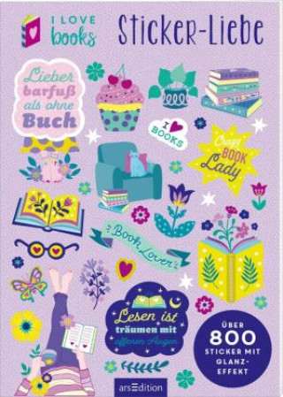 Hra/Hračka I Love Books - Sticker-Liebe Marielle Enders