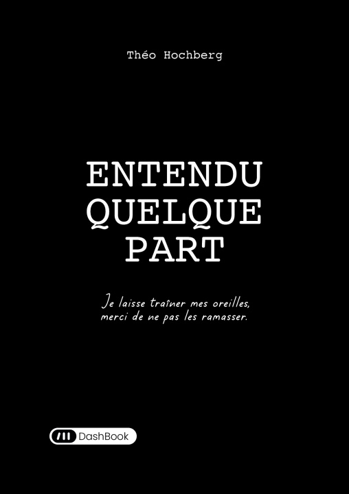 Kniha Entendu Quelque Part Hochberg