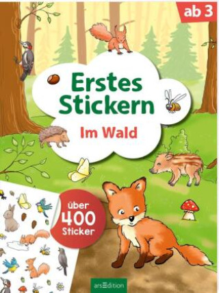 Kniha Erstes Stickern - Im Wald Petra Theissen