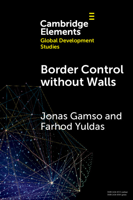 Kniha Border Control without Walls Jonas Gamso