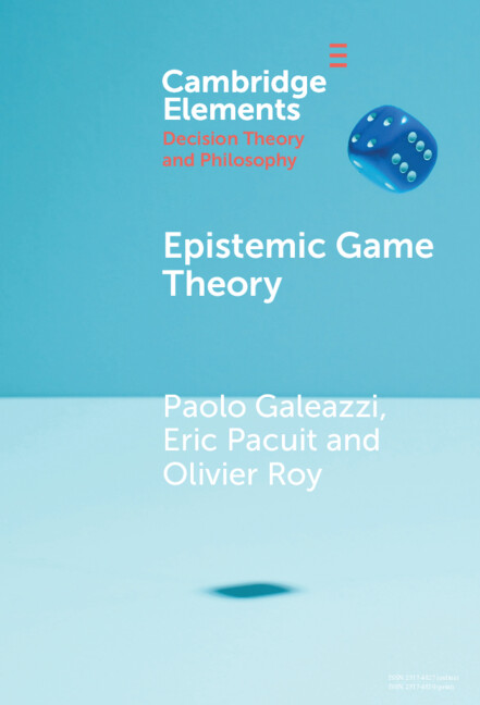 Kniha Epistemic Game Theory Paolo Galeazzi