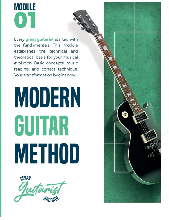 Kniha Modern Guitar Method DIMAS GUIMARAES ANDRADE
