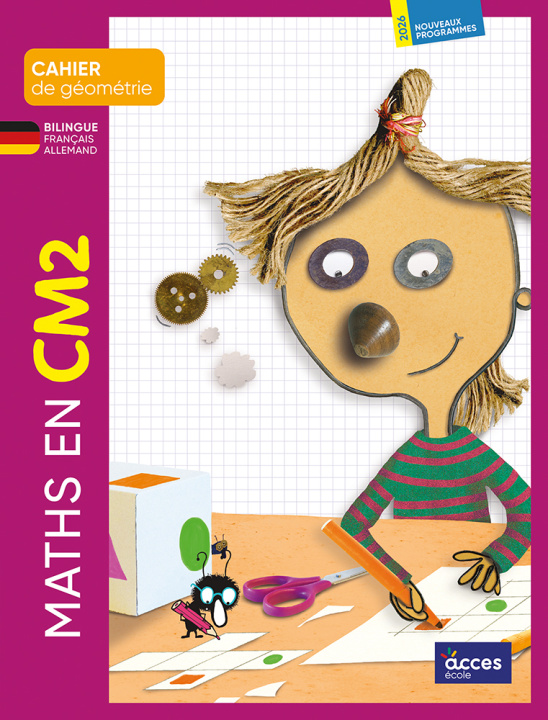 Kniha cahier de géométrie bilingue - maths en cm2 DUPREY