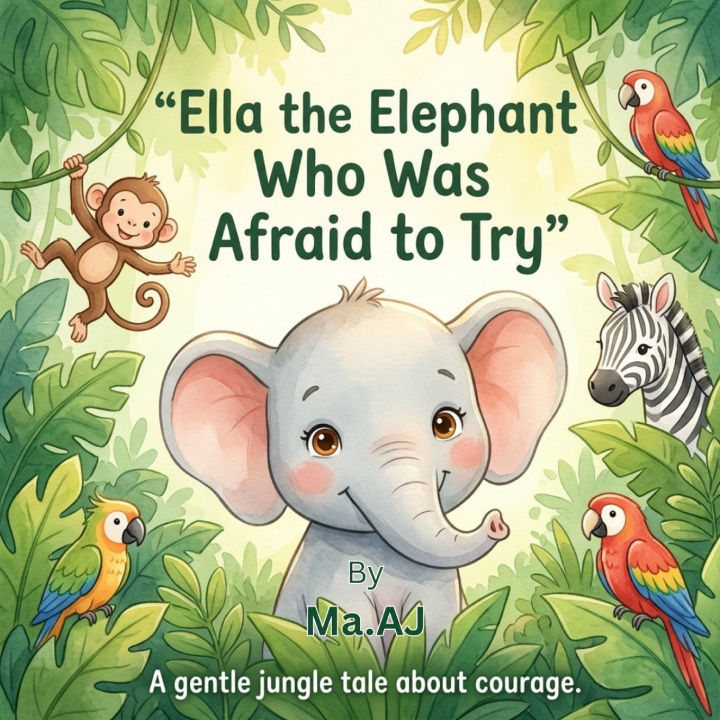 Knjiga Ella The Elephant Who Was Afraid to Try MA AJ