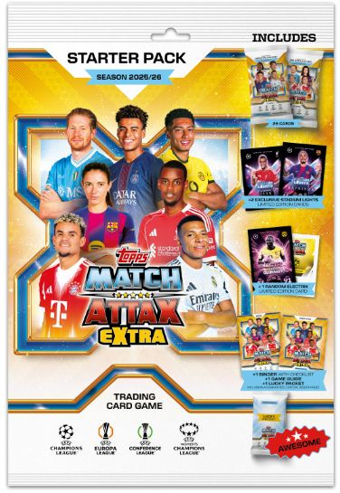 Prasa Match Attax Extra 2025/26 Mega Multipack 