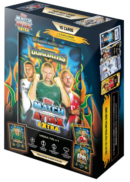 Artículos impresos Match Attax Extra 2025/26 mega puszka 1szt.mix 