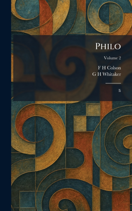 Knjiga Philo F H Colson