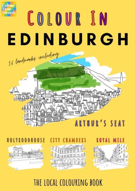 Knjiga Edinburgh Colouring Book (A4) Colour Your Streets