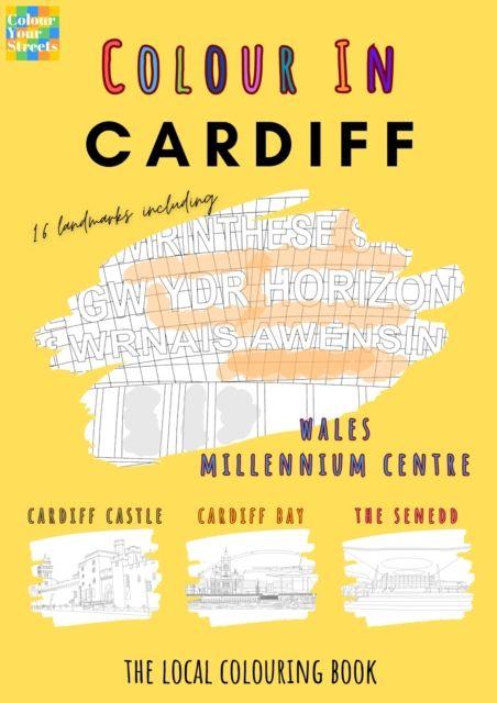Książka Cardiff Colouring Book (A4) Colour Your Streets