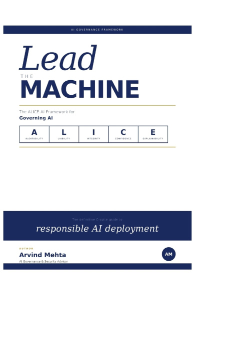 Knjiga Lead the Machine Arvind Mehta