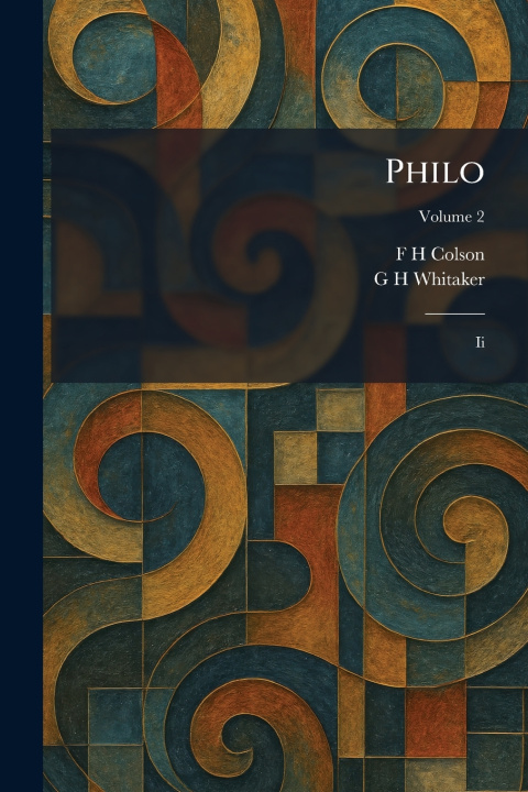 Knjiga Philo F H Colson