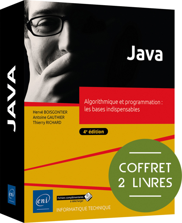 Kniha Java - Coffret de 2 livres - Algorithmique et programmation : les bases indispensables (4e édition) RICHARD