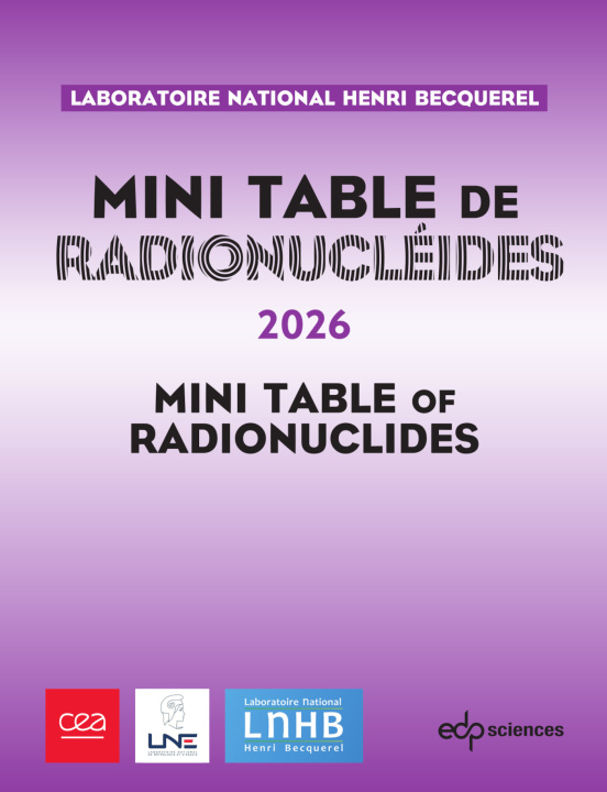 Kniha Mini table de radionucléides 2026 