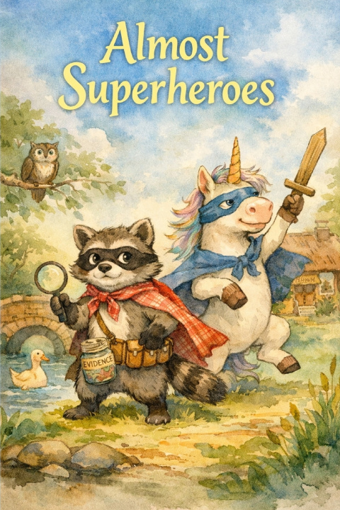 Książka Almost Superheroes Benandonner Publishing Original