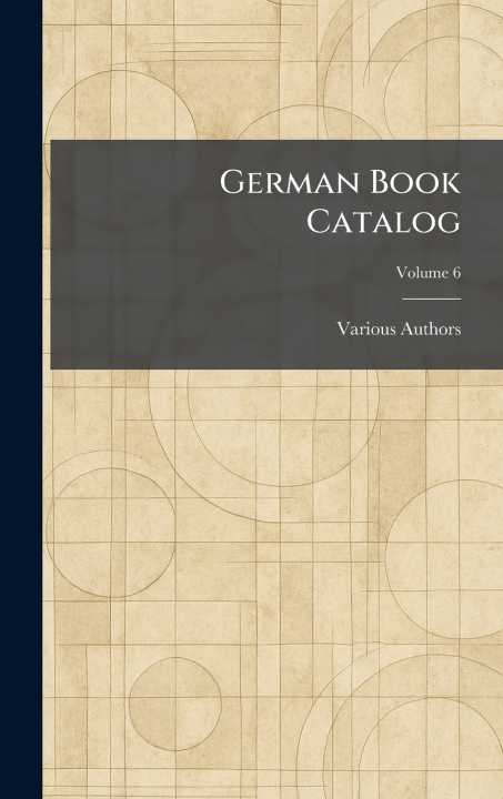 Knjiga German Book Catalog 