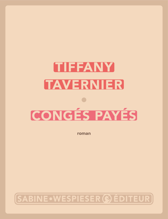 Książka Congés payés Tavernier