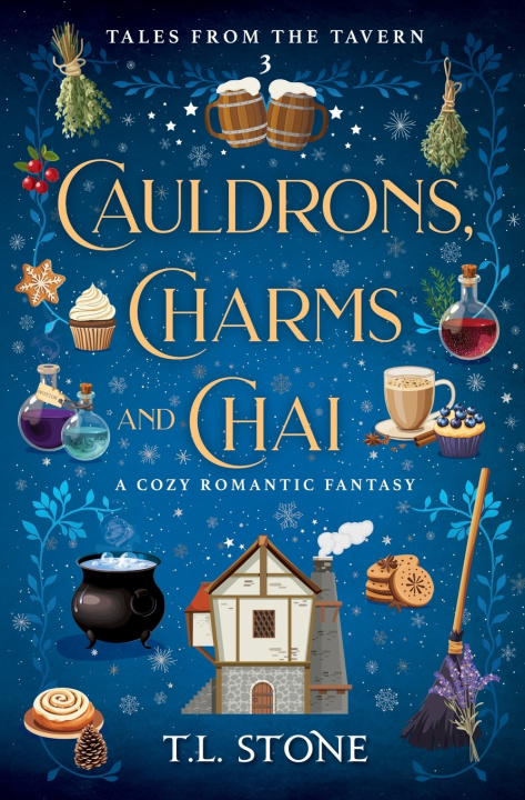 Boek Cauldrons, Charms & Chai T.L. Stone