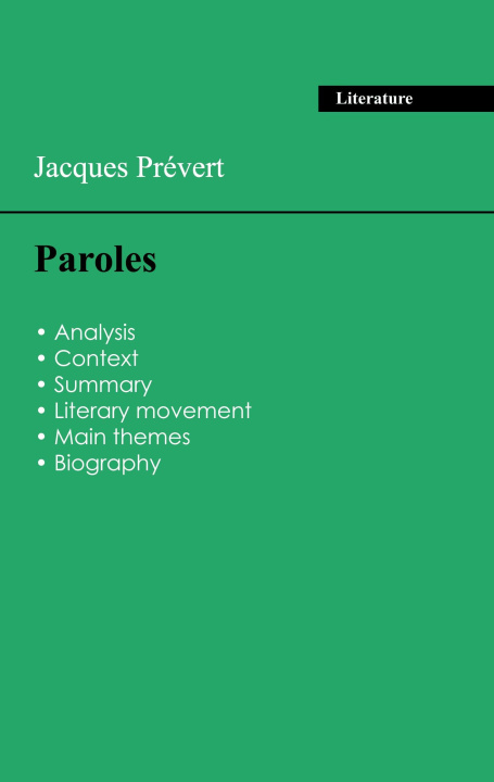 Kniha SUCCEED ALL YOUR 2026 EXAMS ANALYSIS OF PREVERT JACQUES