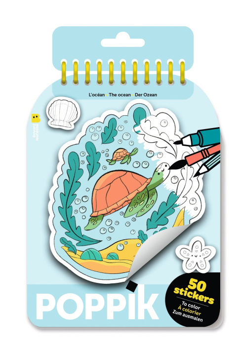 Kniha CARNET DE STICKERS - Océan 