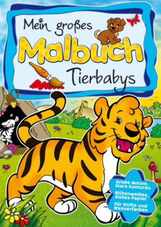 Knjiga Malbuch Tiere & Tierbabys 